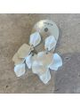 Leaf Earrings White Mat