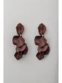 Leaf Earrings Brun