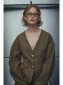 N-Mallie Blazer Brown Herringbone