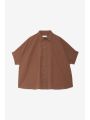 Over size short shirt cioccolate