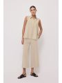 CroppedPoplin Trousers Corda