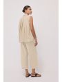 CroppedPoplin Trousers Corda
