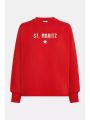Sweatshirt Print Tomato / Ecru