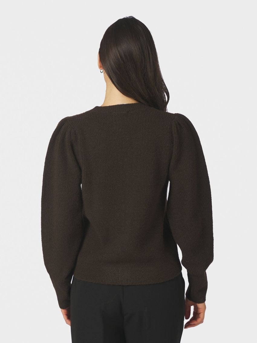 Nuna Knit Cardigan Brown