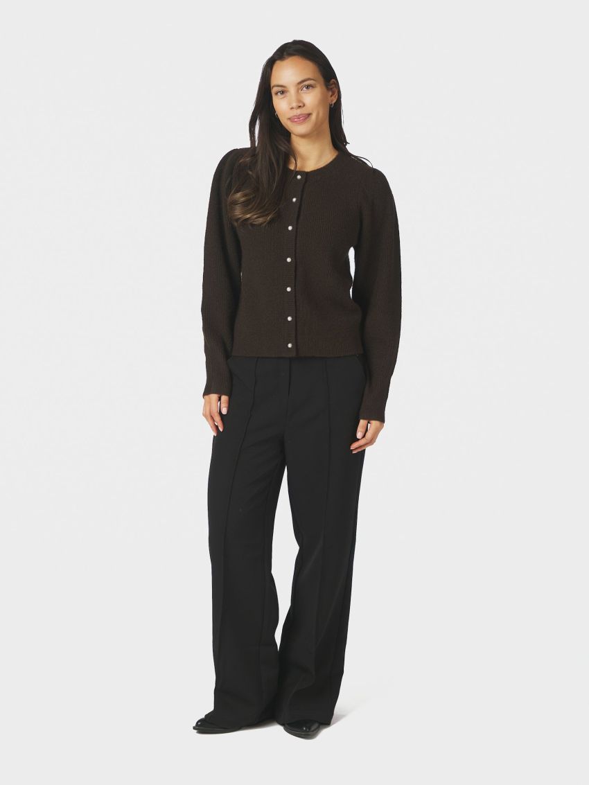 Nuna Knit Cardigan Brown