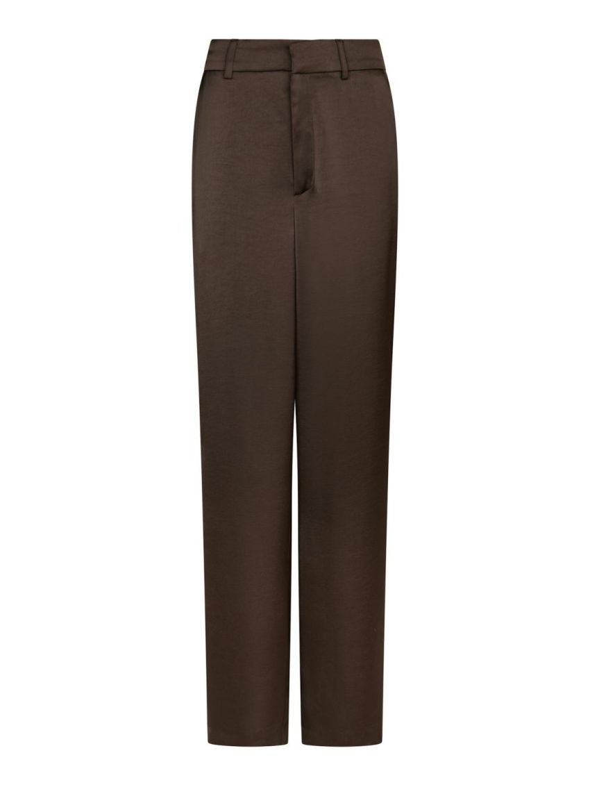 Emmett Heavy Sateen Pants Dark Brown