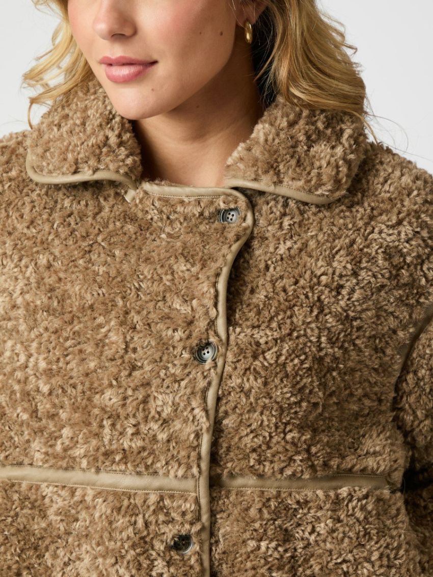 Castor Faux Fur Jacket