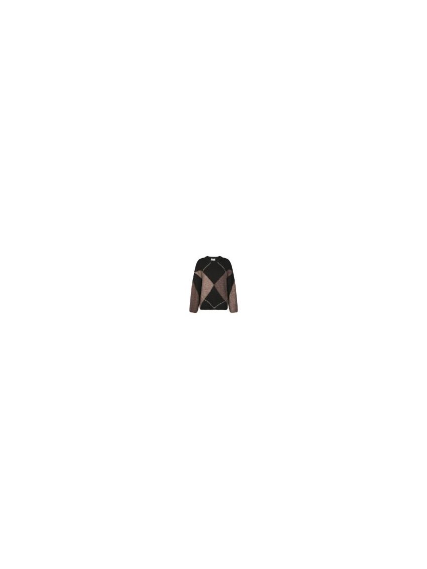 Inga Check Fluff Knit
