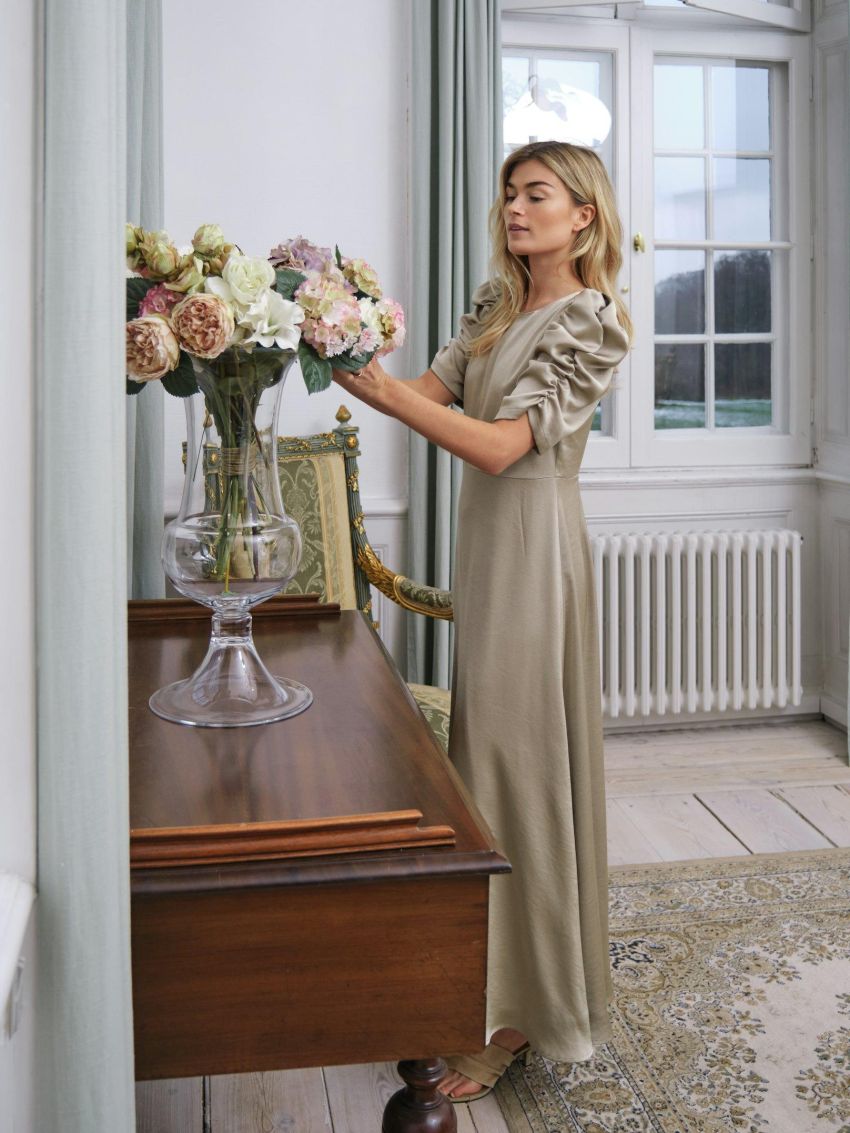 Benuti Solid Dress Light Green