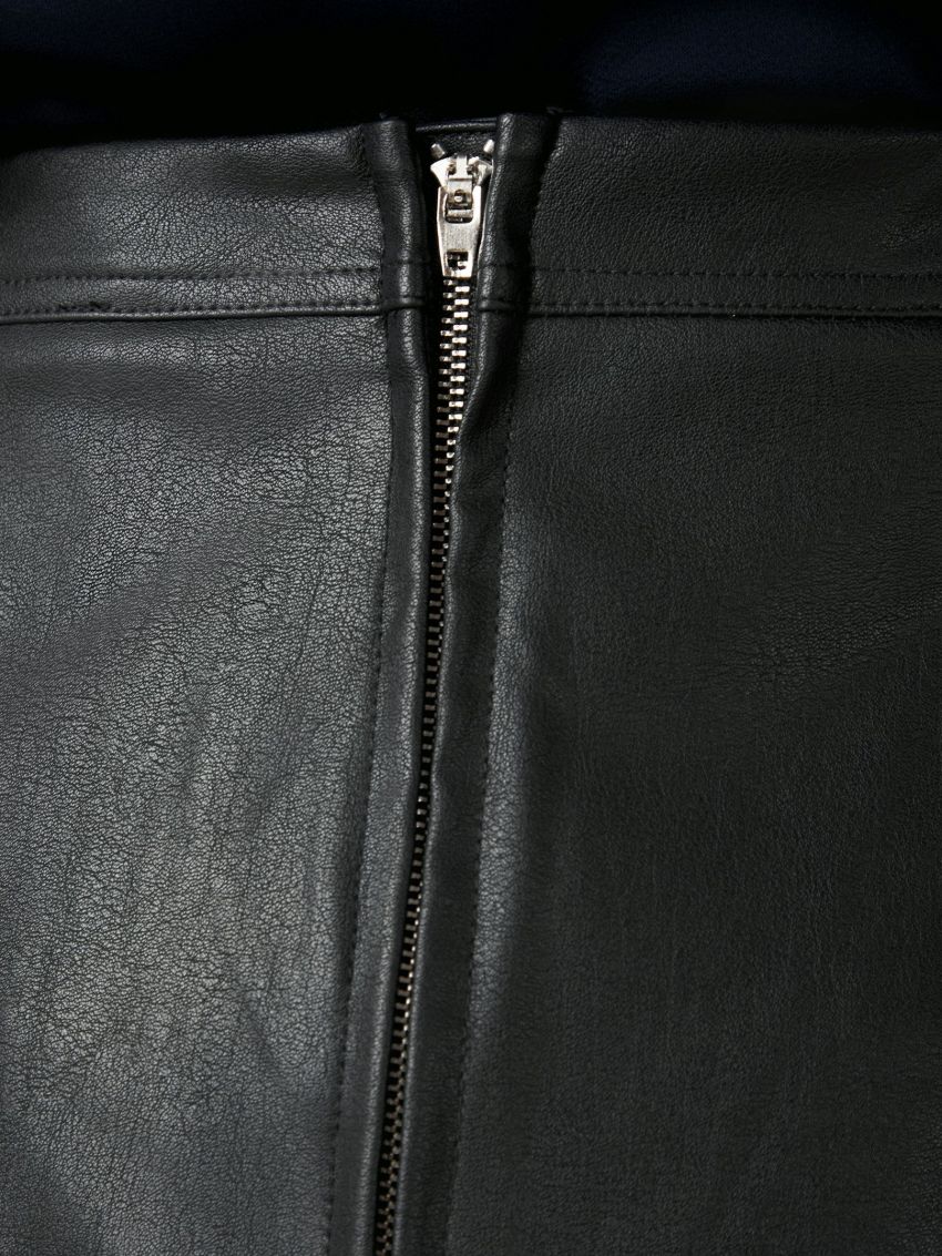 Raya Faux Leather Skirt