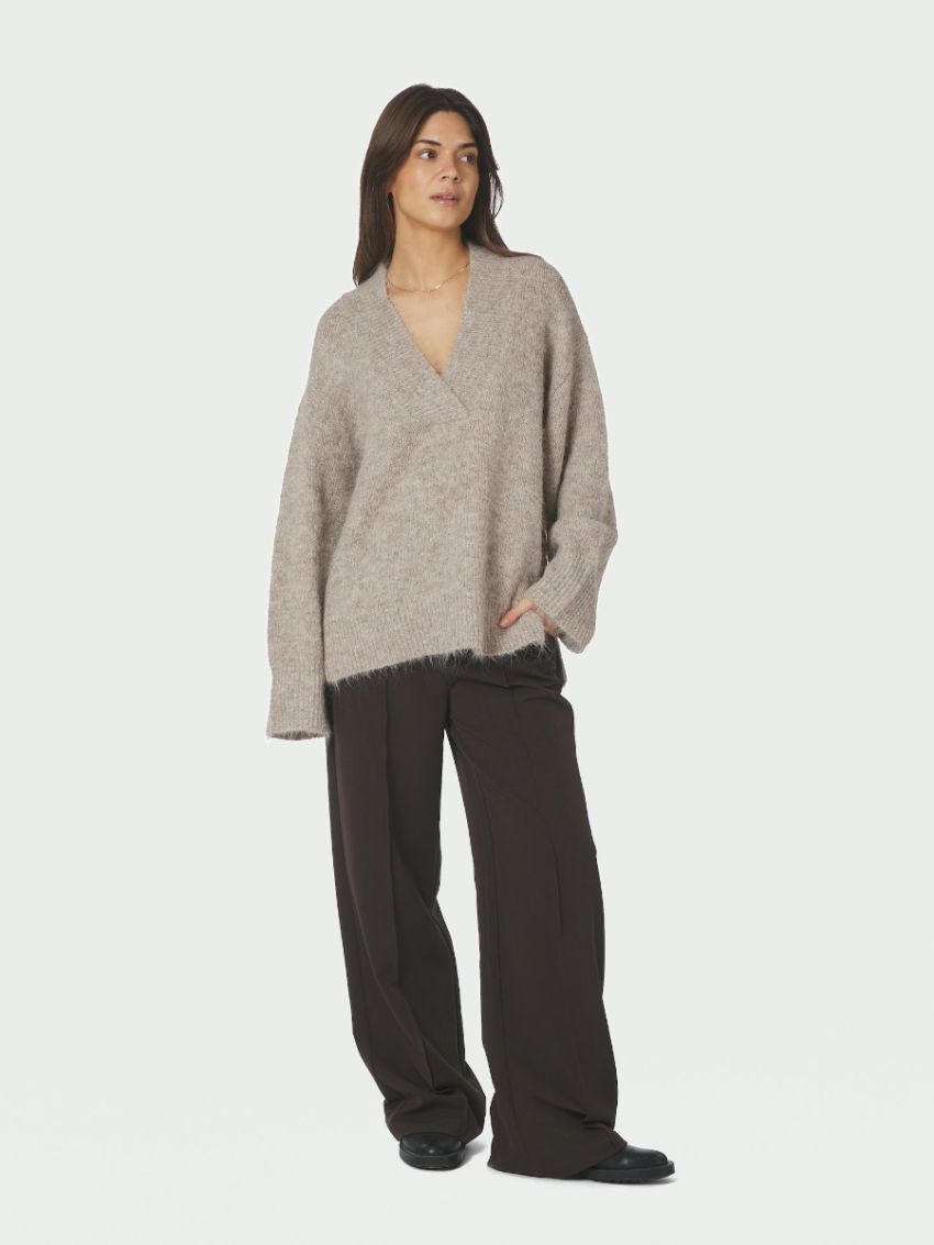 Melli Fluffy Knit Blouse