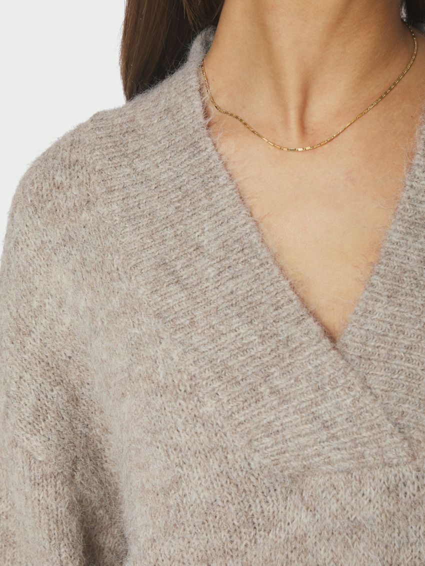Melli Fluffy Knit Blouse