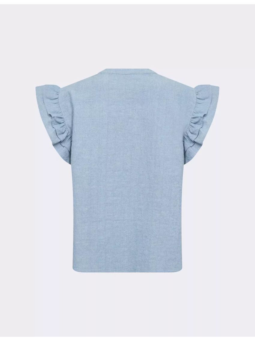 LR-Lennon 2 Top Blue Cotton