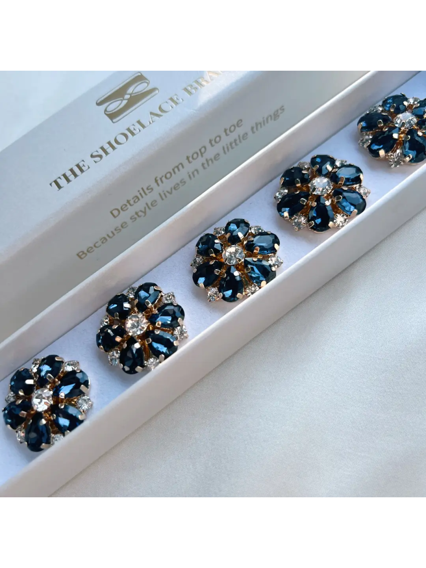 Isabelle- Navy Flower