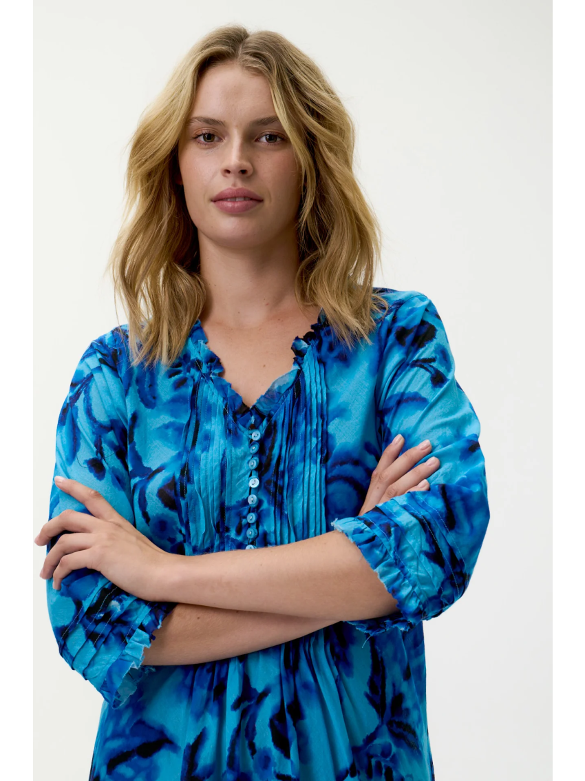 Milos Long Poppy Blue