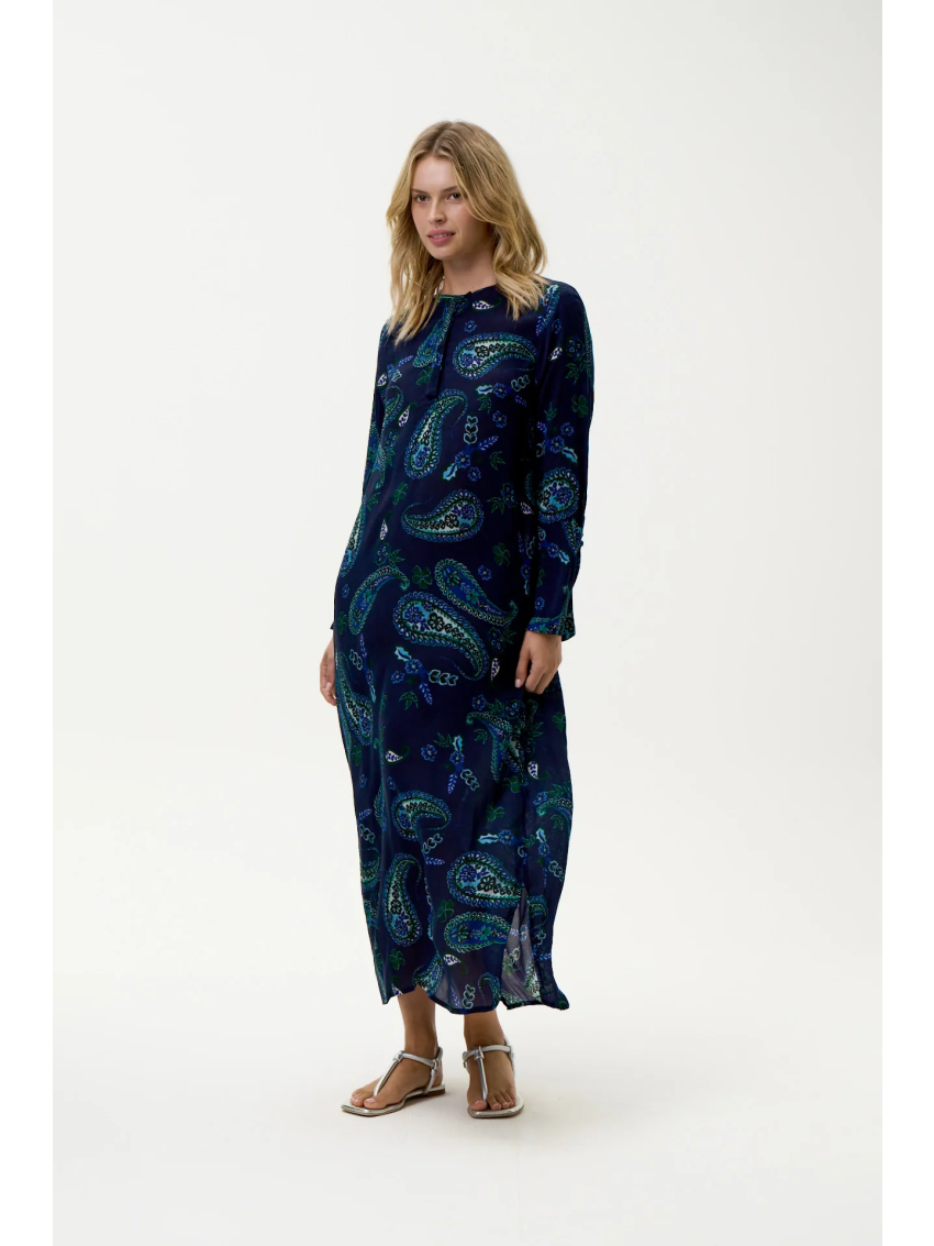 Hanalei Bay Long Genie Navy Paisley