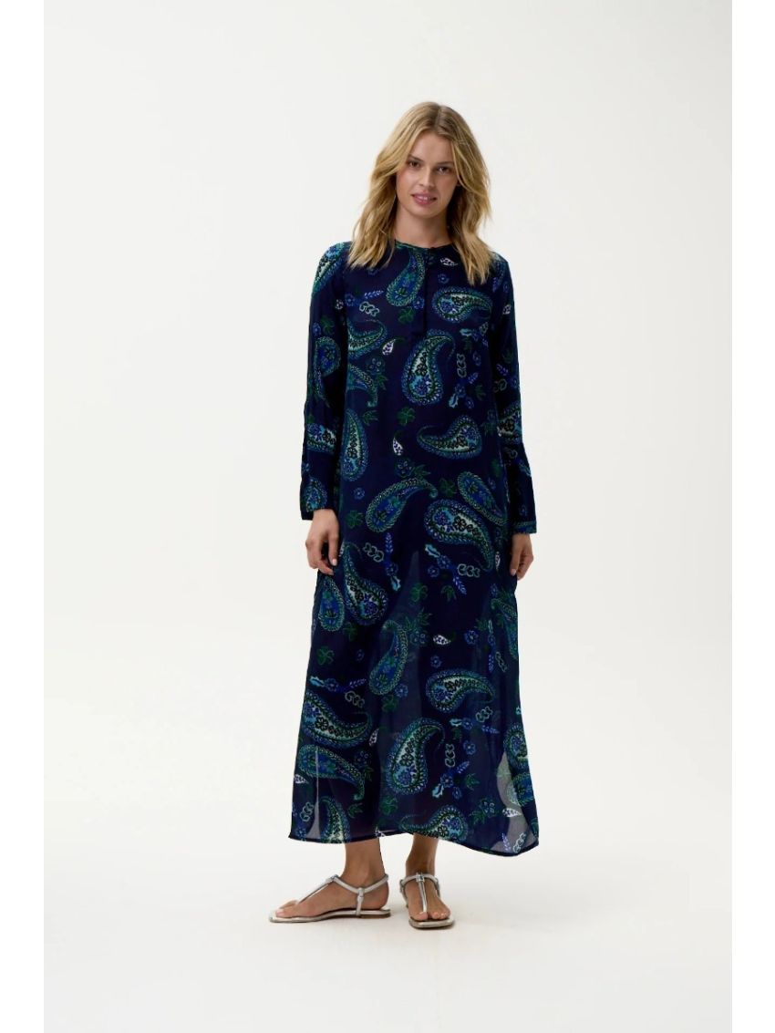 Hanalei Bay Long Genie Navy Paisley