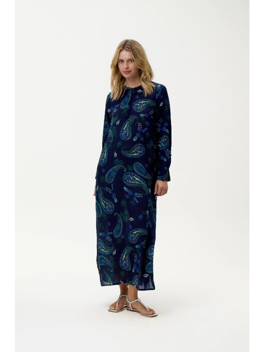 Hanalei Bay Long Genie Navy Paisley