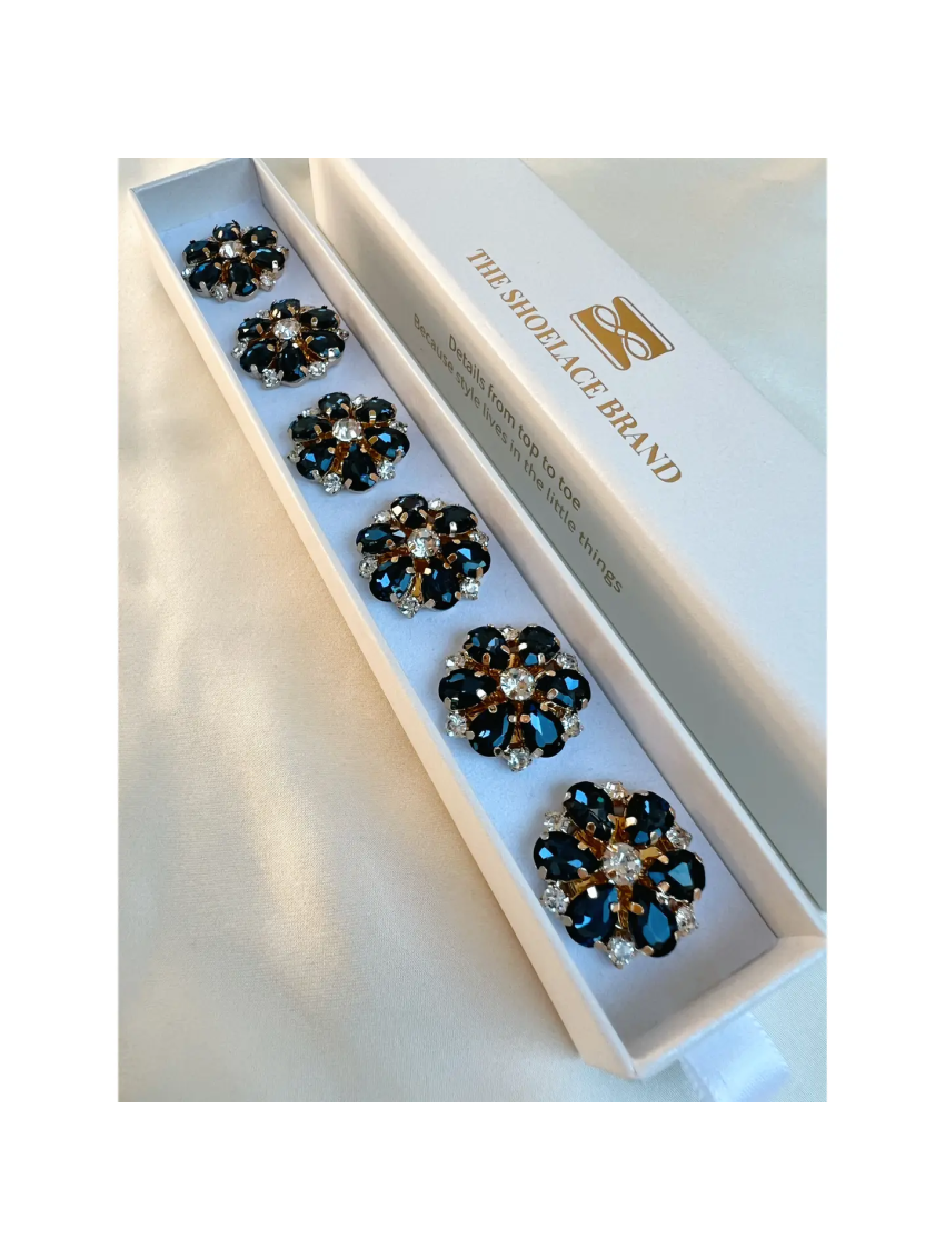 Isabelle- Navy Flower