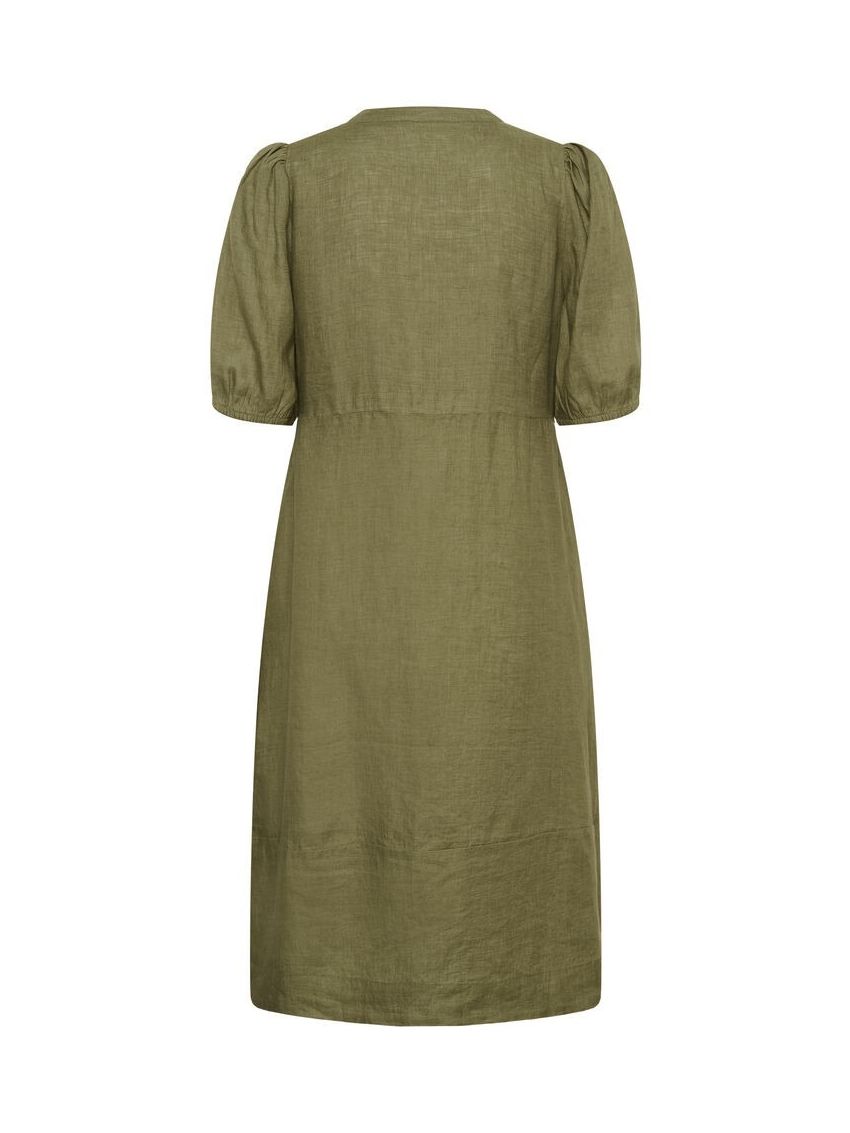 CUaniela MollySSPlacket dress Grön