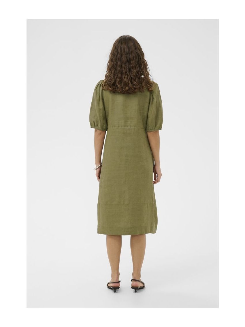 CUaniela MollySSPlacket dress Grön