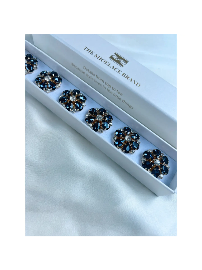 Isabelle- Navy Flower