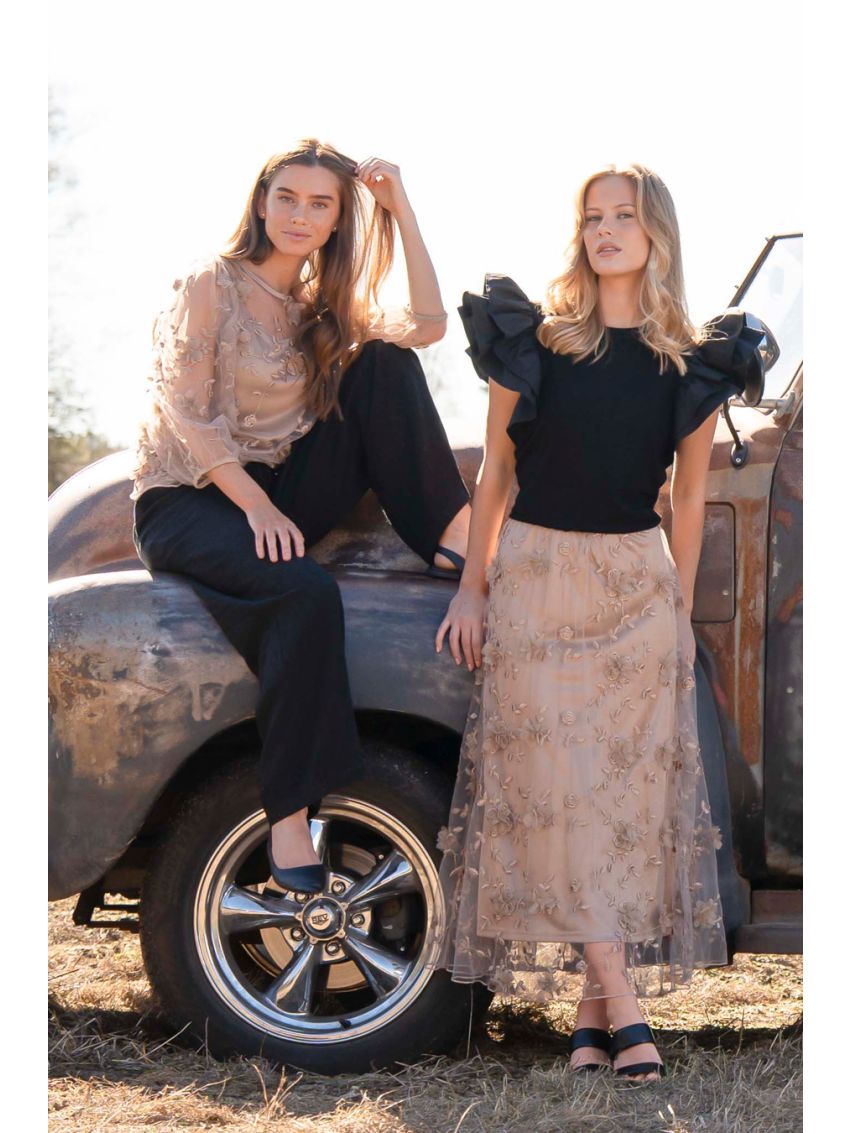 Florence Skirt Antique Gold