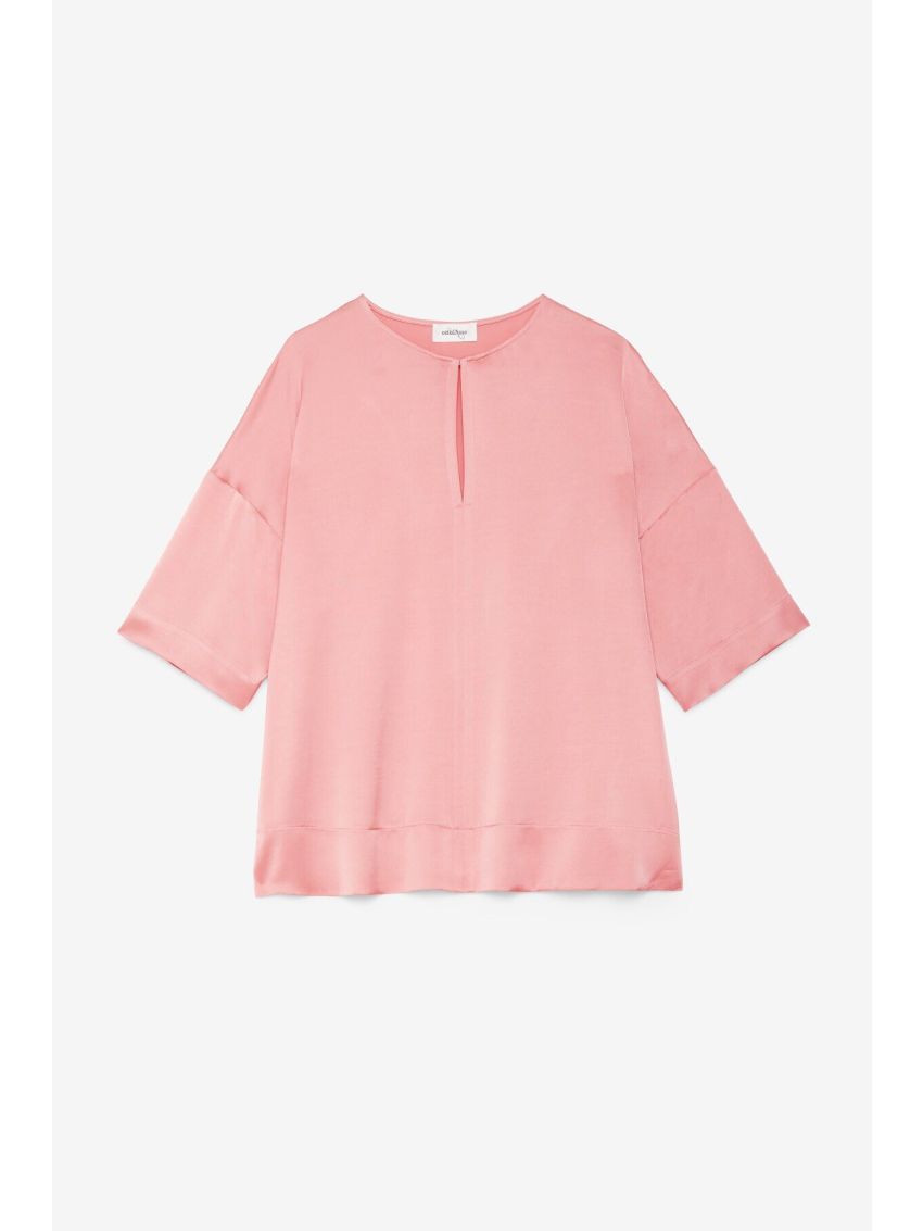 Viscose Satin Blus Rosa