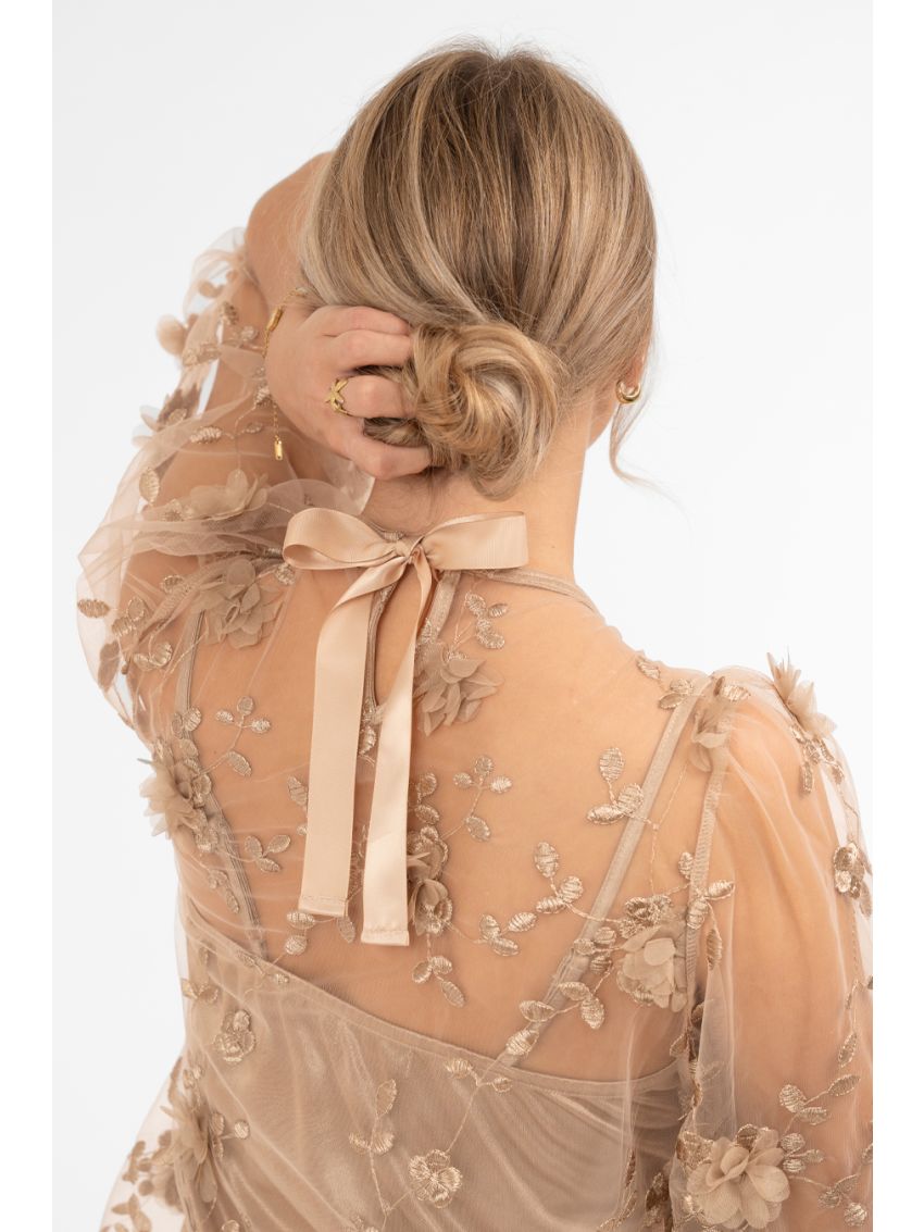 Florence Blouse Antique Gold