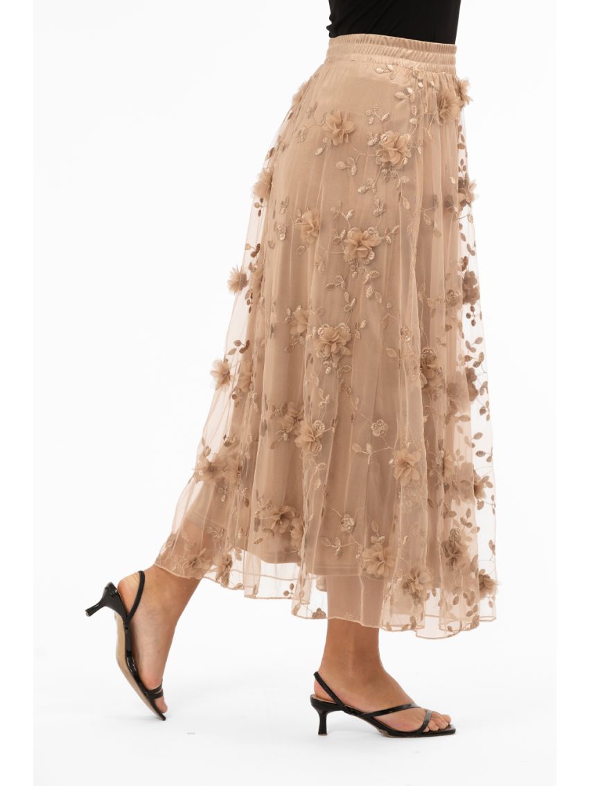 Florence Skirt Antique Gold