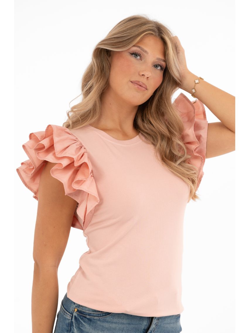 Lois Top Powder Pink