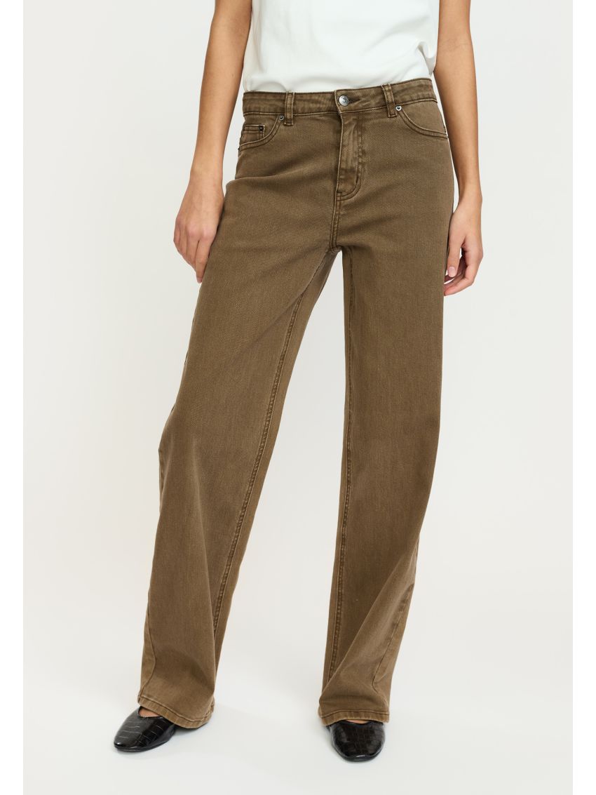SRKilea Willa Midwaist Wide Jeans Sepia