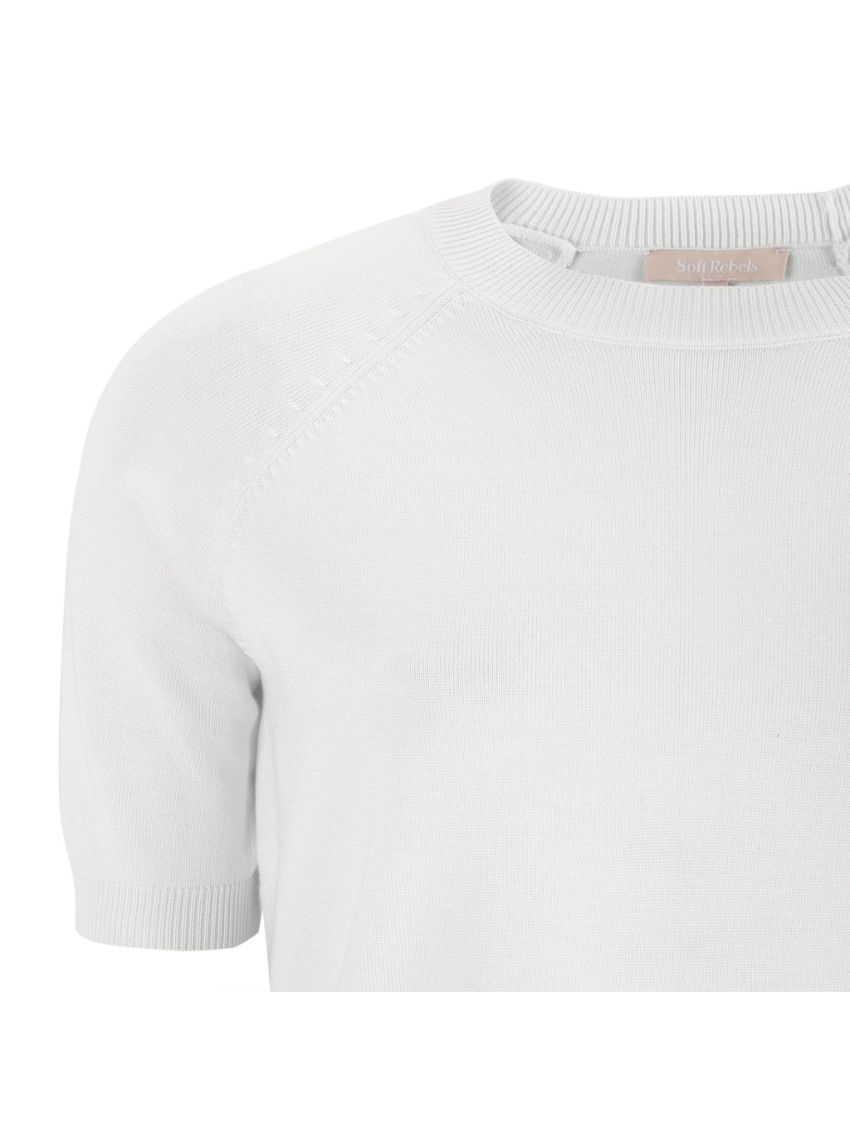 SRMaria SS O-neck knit Vit