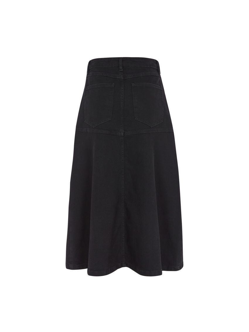SRWilla Midi Skirt Denim