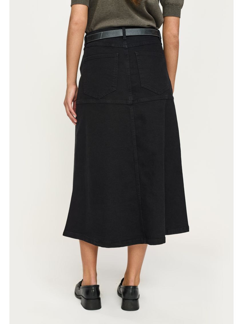 SRWilla Midi Skirt Denim