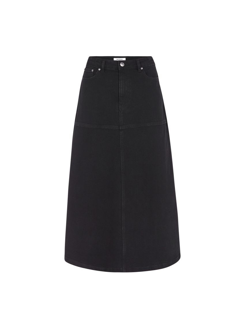 SRWilla Midi Skirt Denim