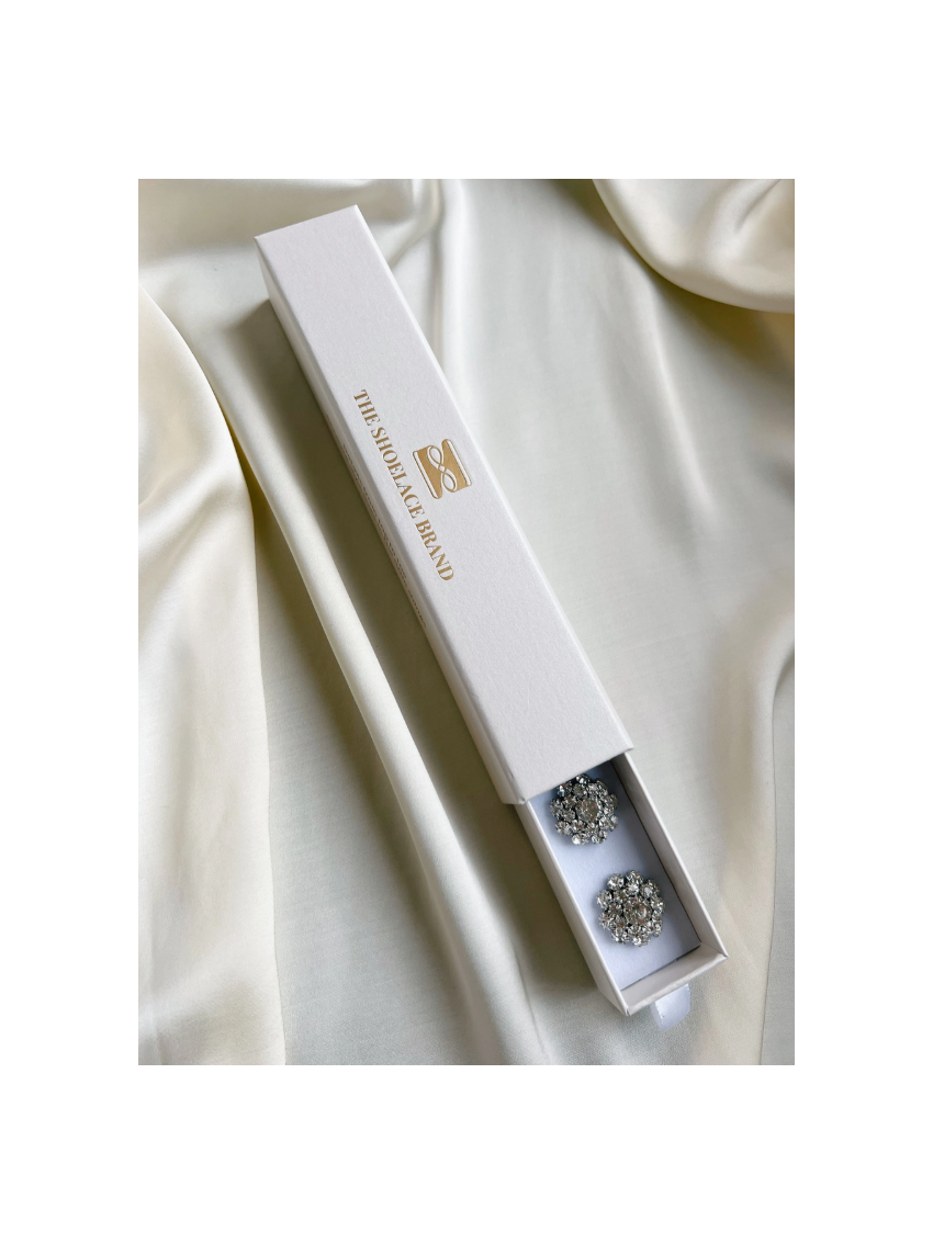 Olivia- Crystal Cluster Silver Silver