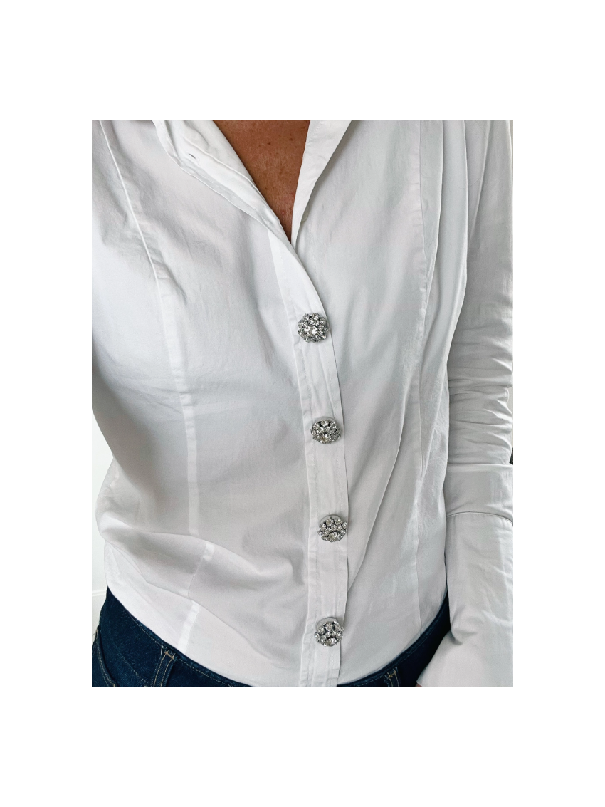 Olivia- Crystal Cluster Silver Silver