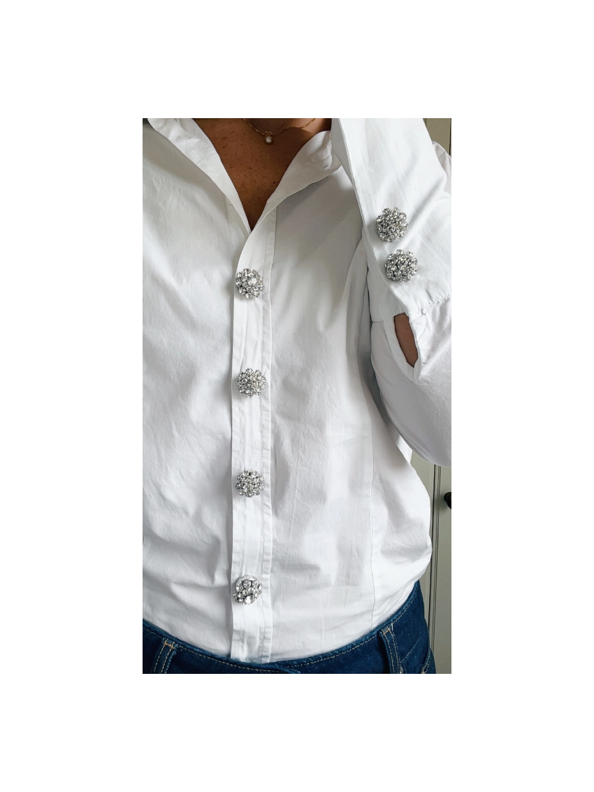 Olivia- Crystal Cluster Silver Silver