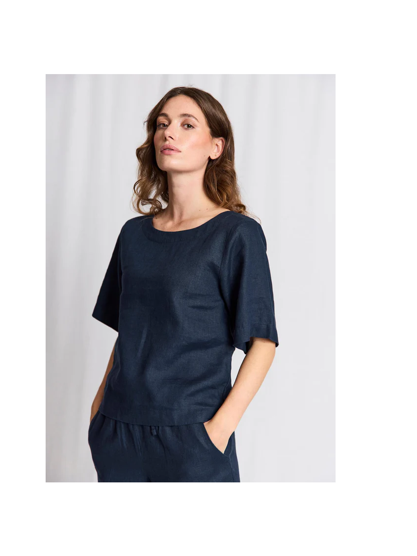 BS Lucianne Regular Fit Top Navy