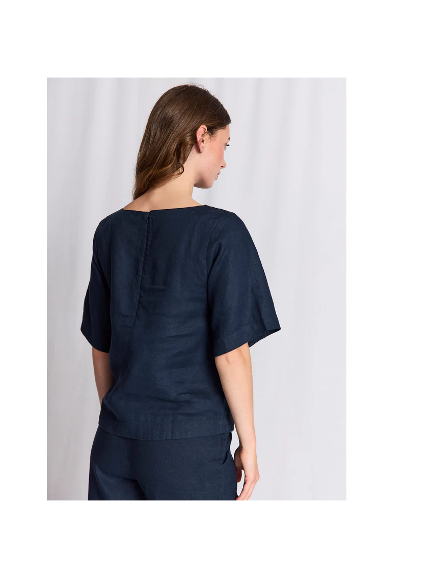 BS Lucianne Regular Fit Top Navy