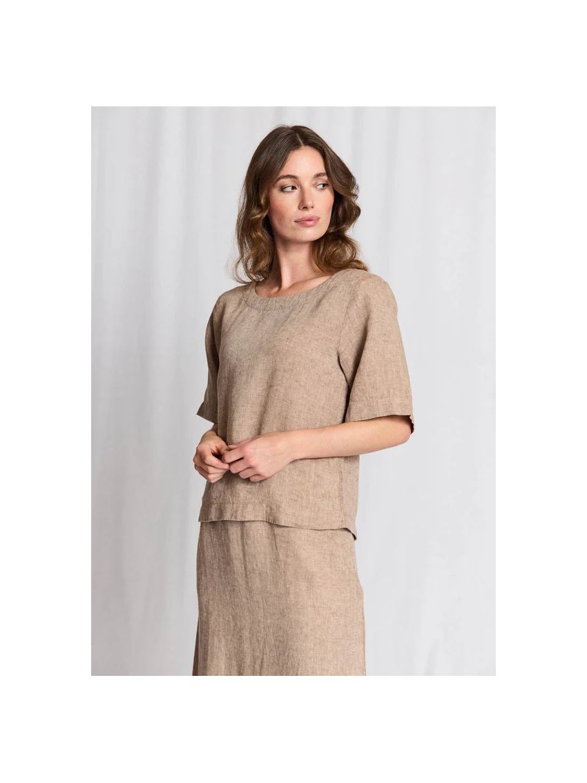 BS Lucianne Regular Fit Top Brun