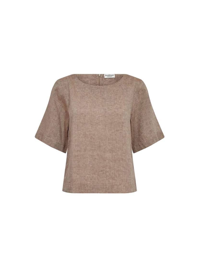 BS Lucianne Regular Fit Top Brun