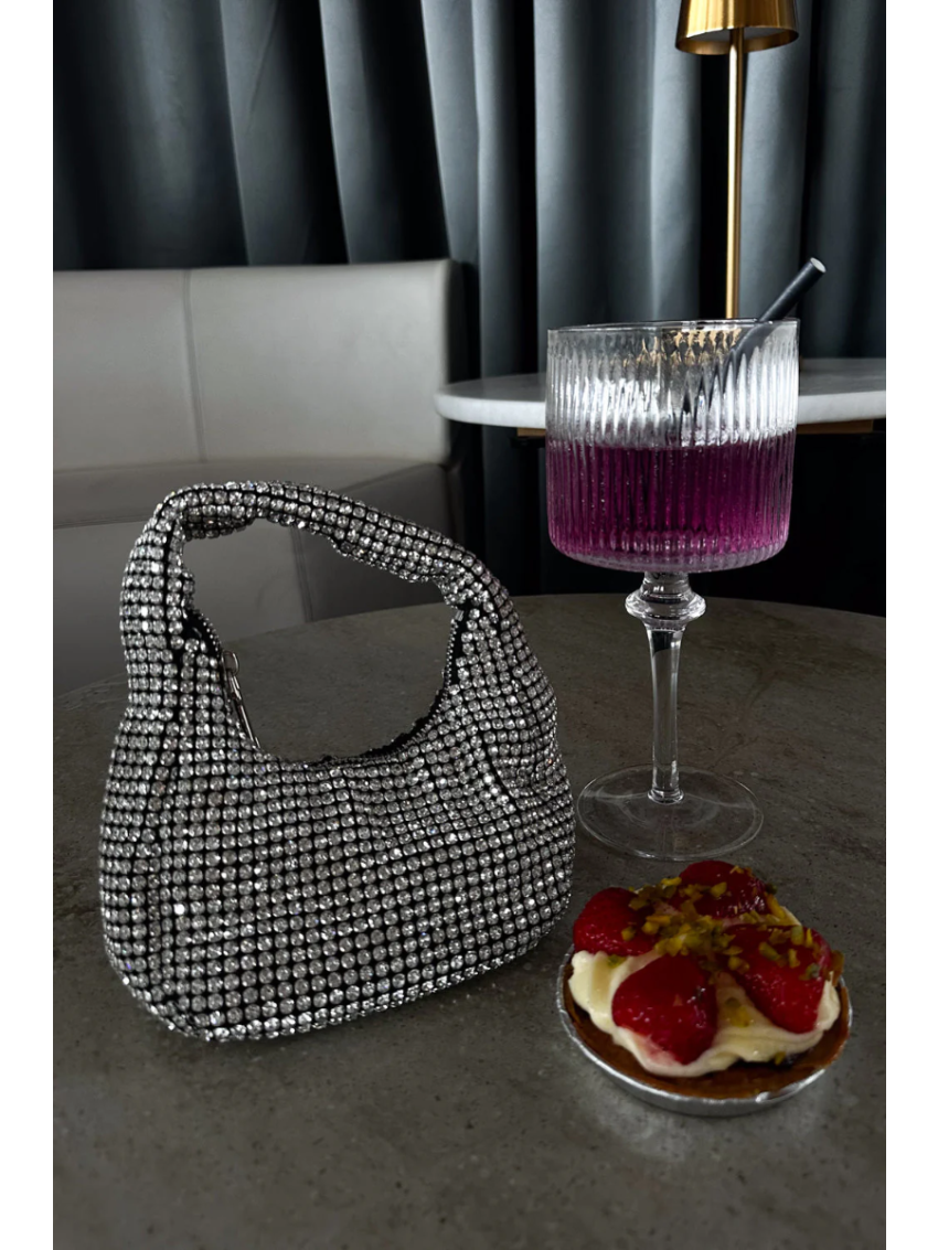 Cilla sequing Bag Silver