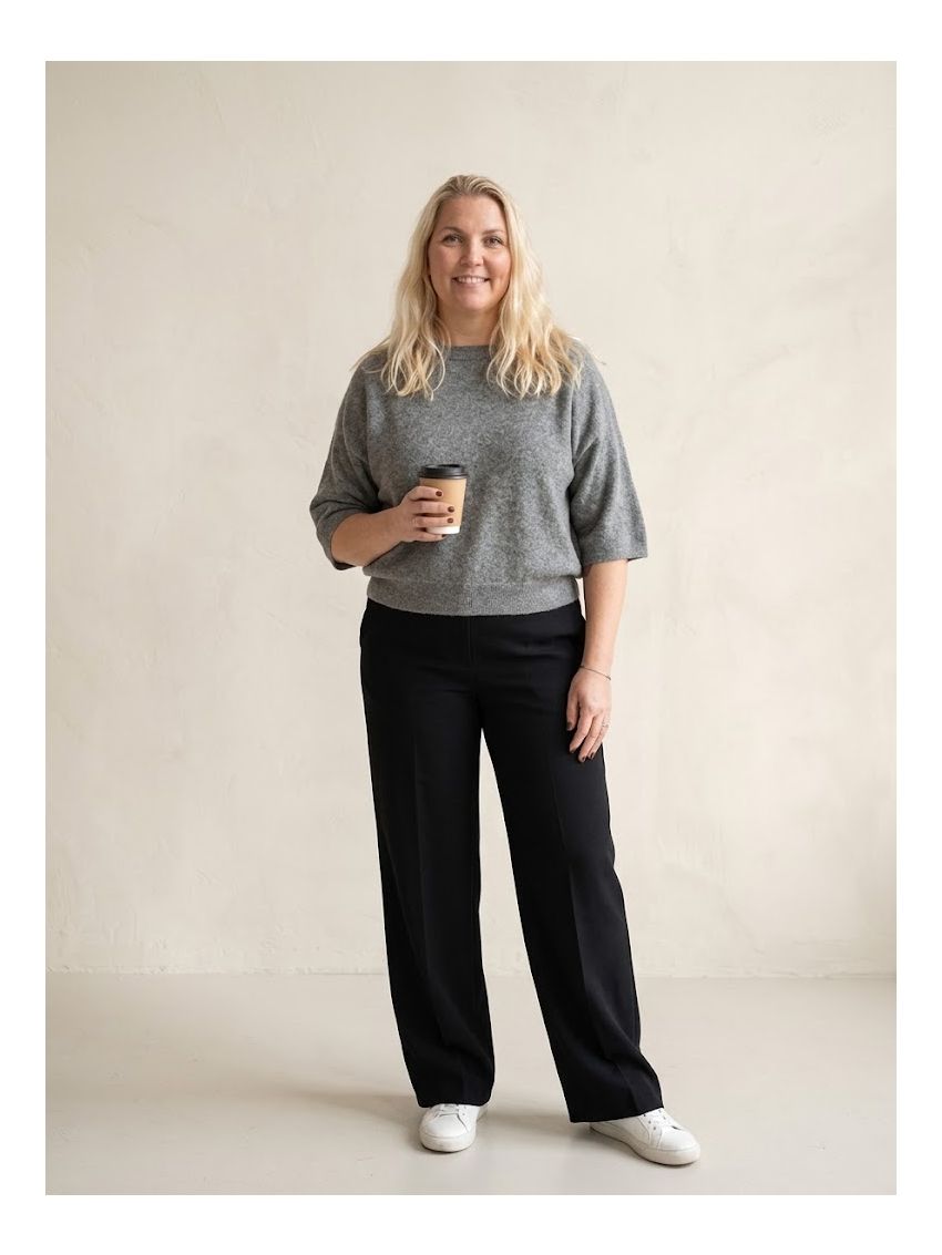 Cashmere Jumper Gris Chine