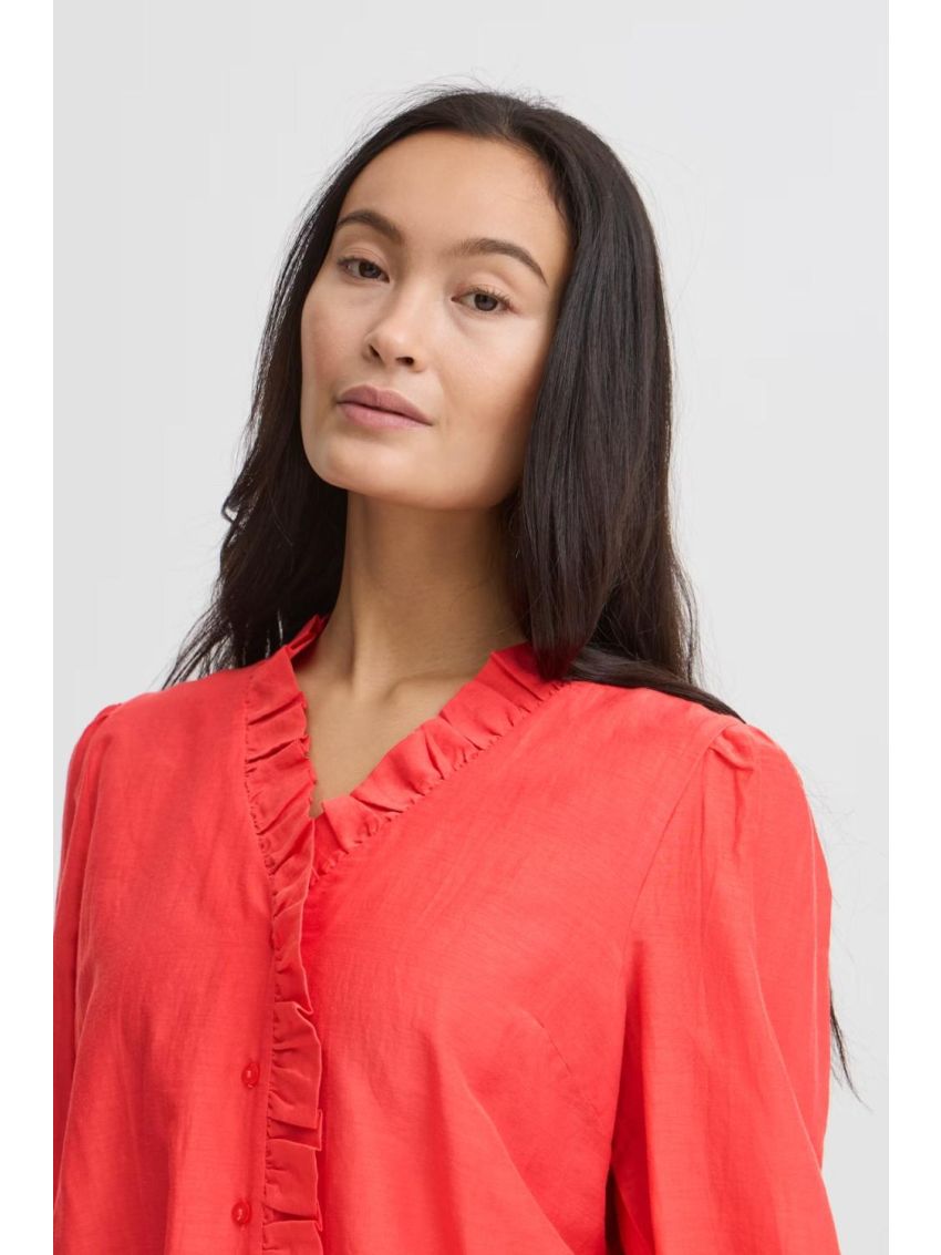 Irthora SH Blouse Poinsettia