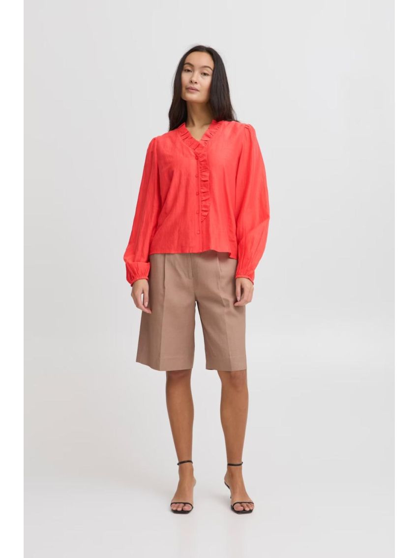 Irthora SH Blouse Poinsettia
