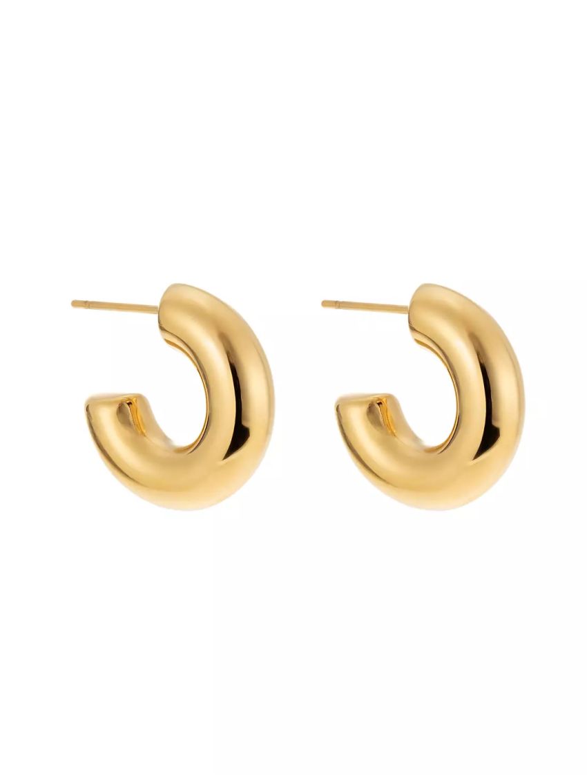 Ivy medium hoop gold