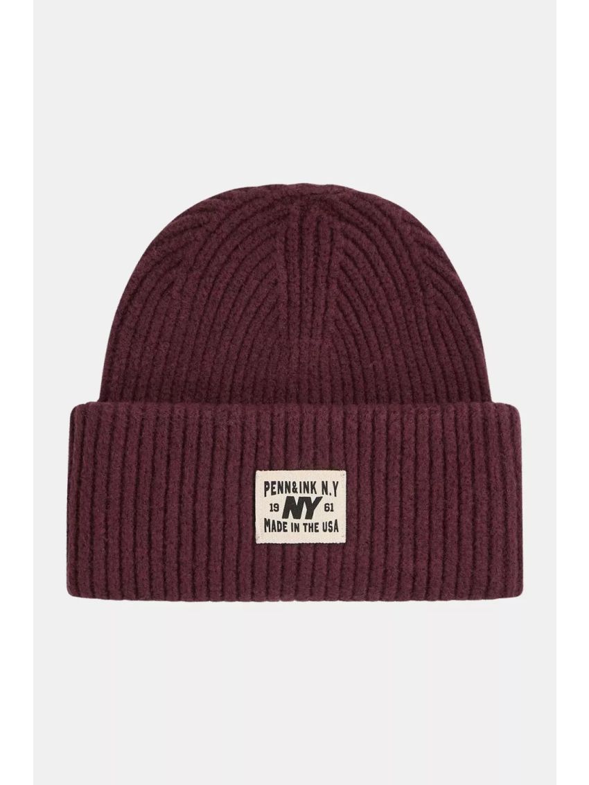 Beanie Mössa Aubergine