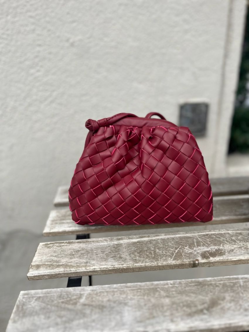 Dumpling Bag Vinröd